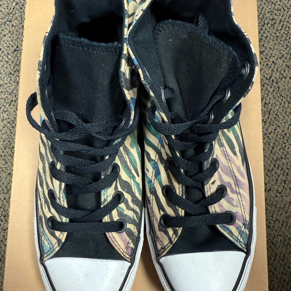 Converse Multicolor Zebra High-Tops - Picture 2 of 6